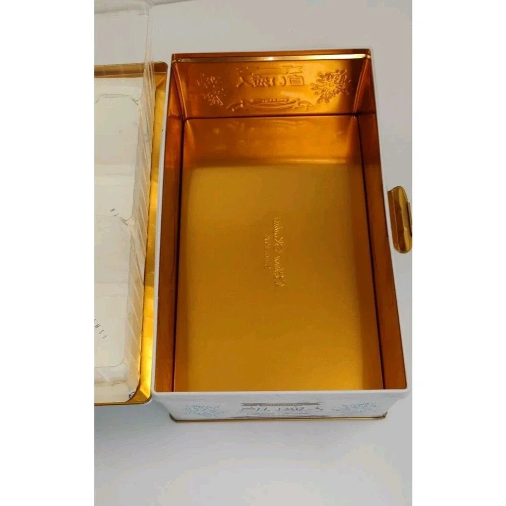 Shiroi Koibito Sakura Japan Cookie Tin Empty Souvenir Box No Cookies